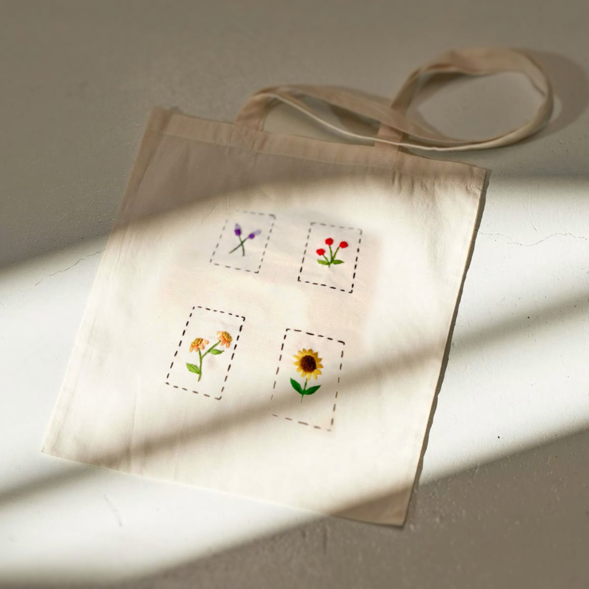 Tote bag flores