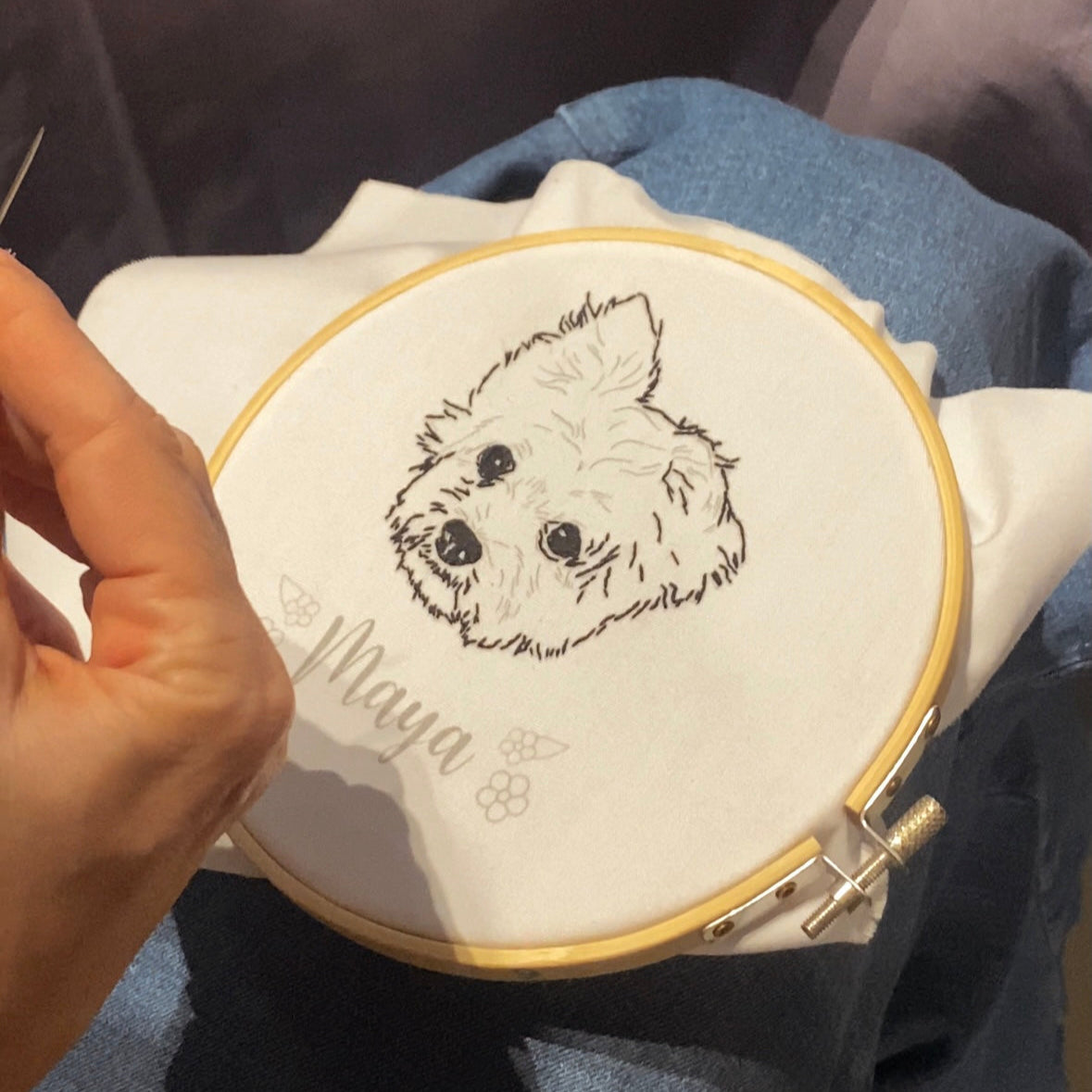 Kit de Bordado Personalizado: Mascotas