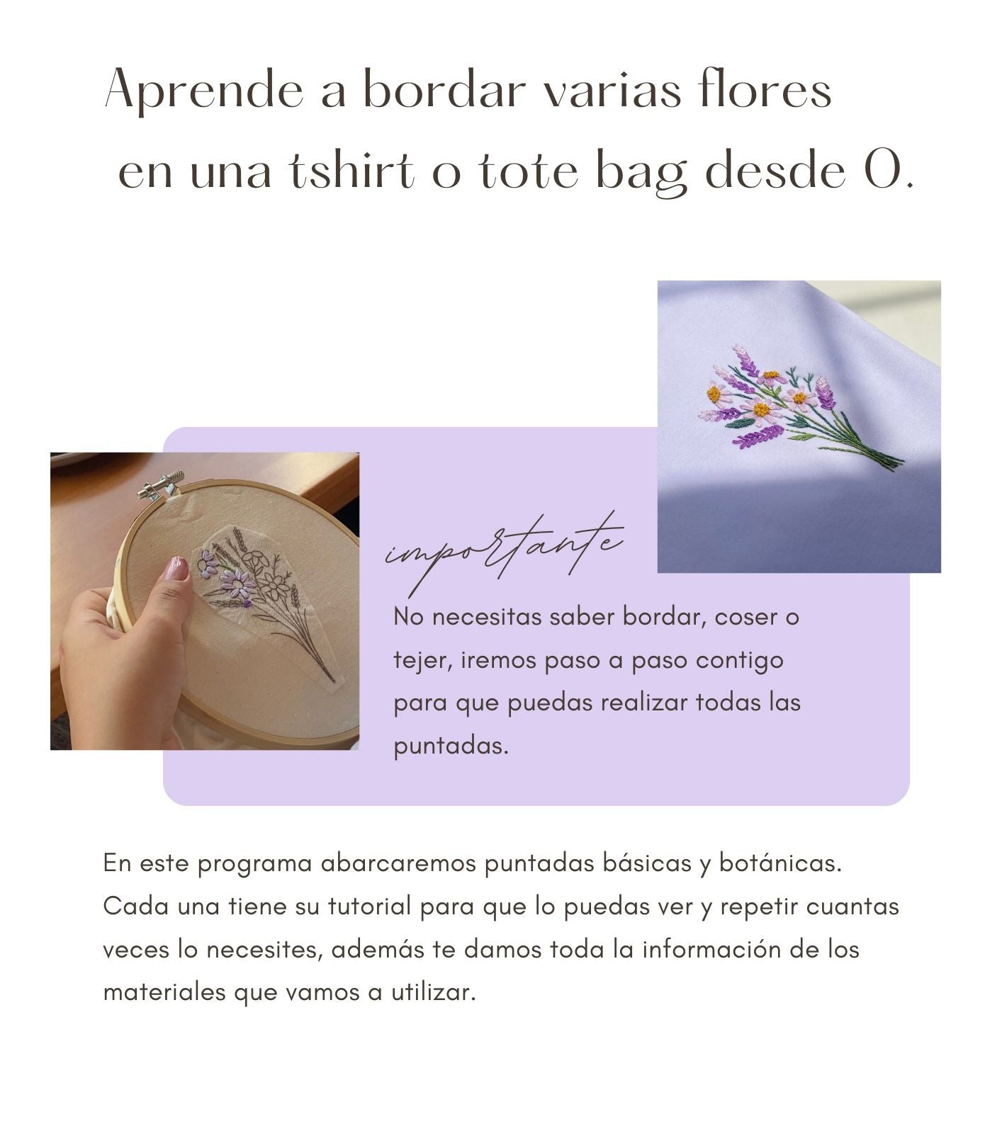 Guía de Bordado Digital - Ramo de Flores