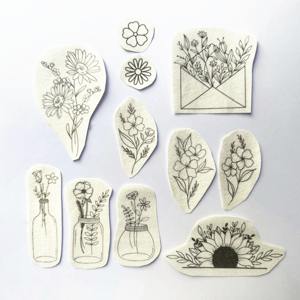 Stickers para bordar - Diseños variados