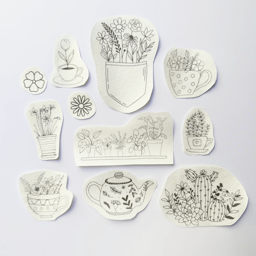 Stickers para bordar - Diseños variados