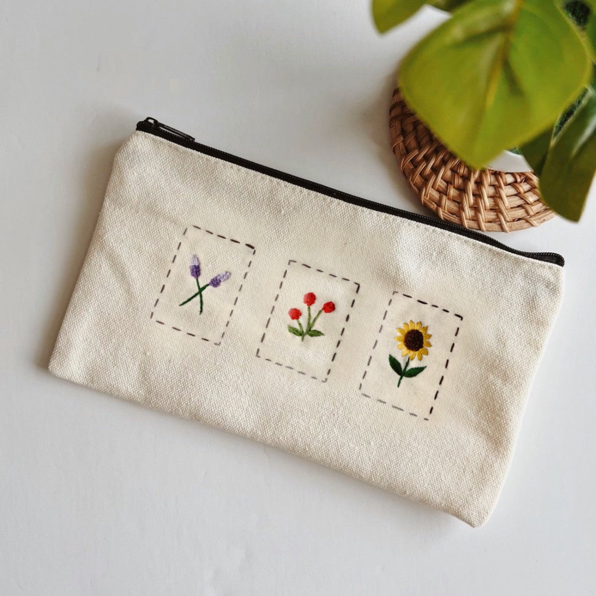 Taller Totebag/Estuche Flores  - Online