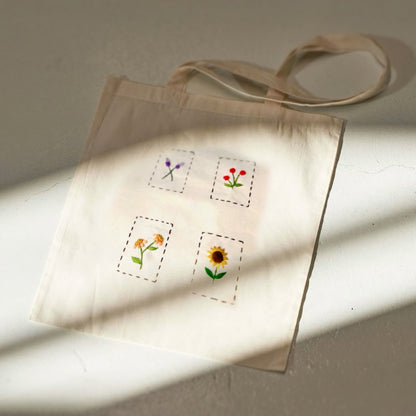 Tote bag flores