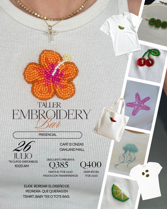 Taller Embroidery Bar